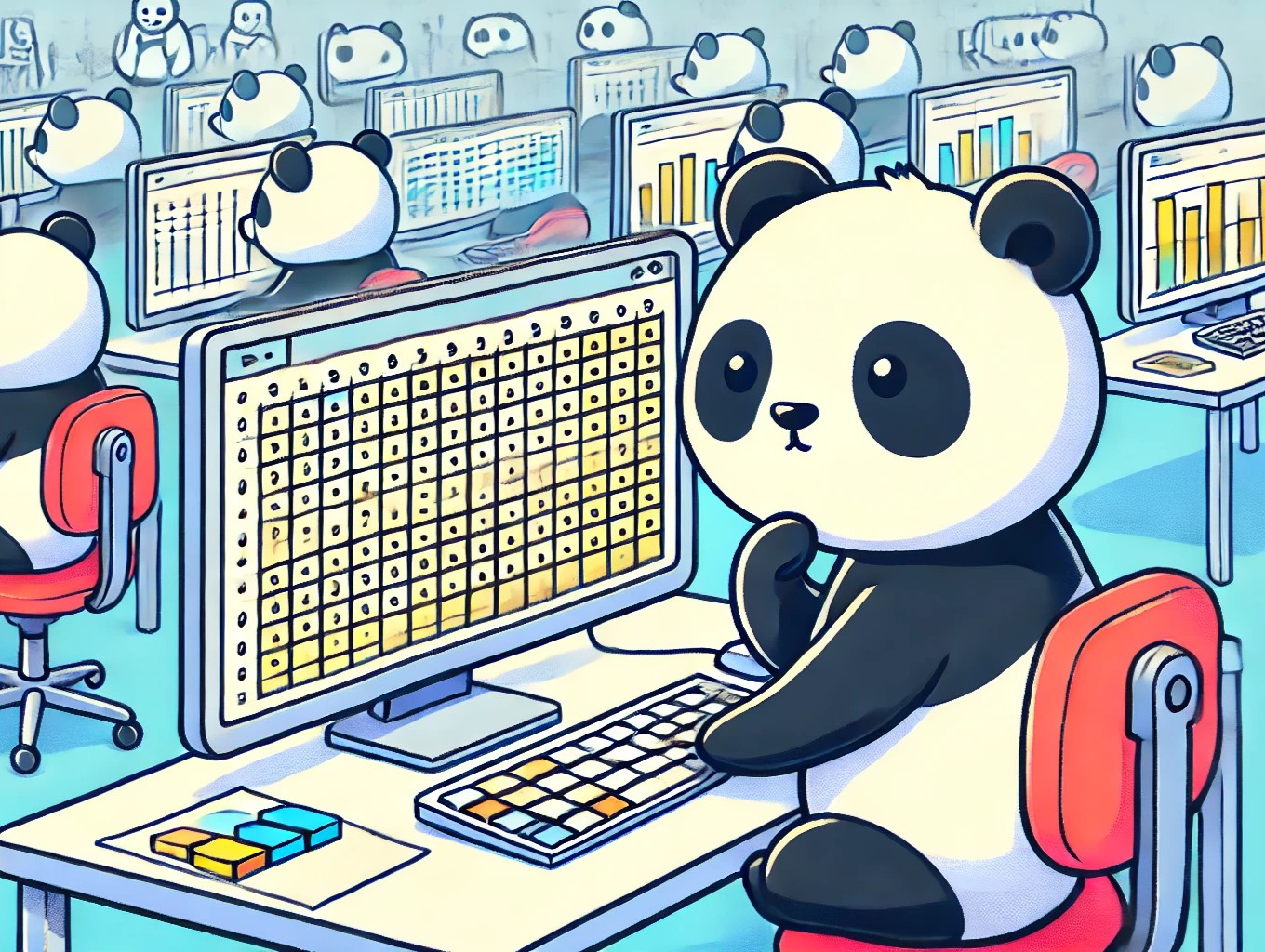 Pandasのiterrows()でデータフレームの行をループ処理