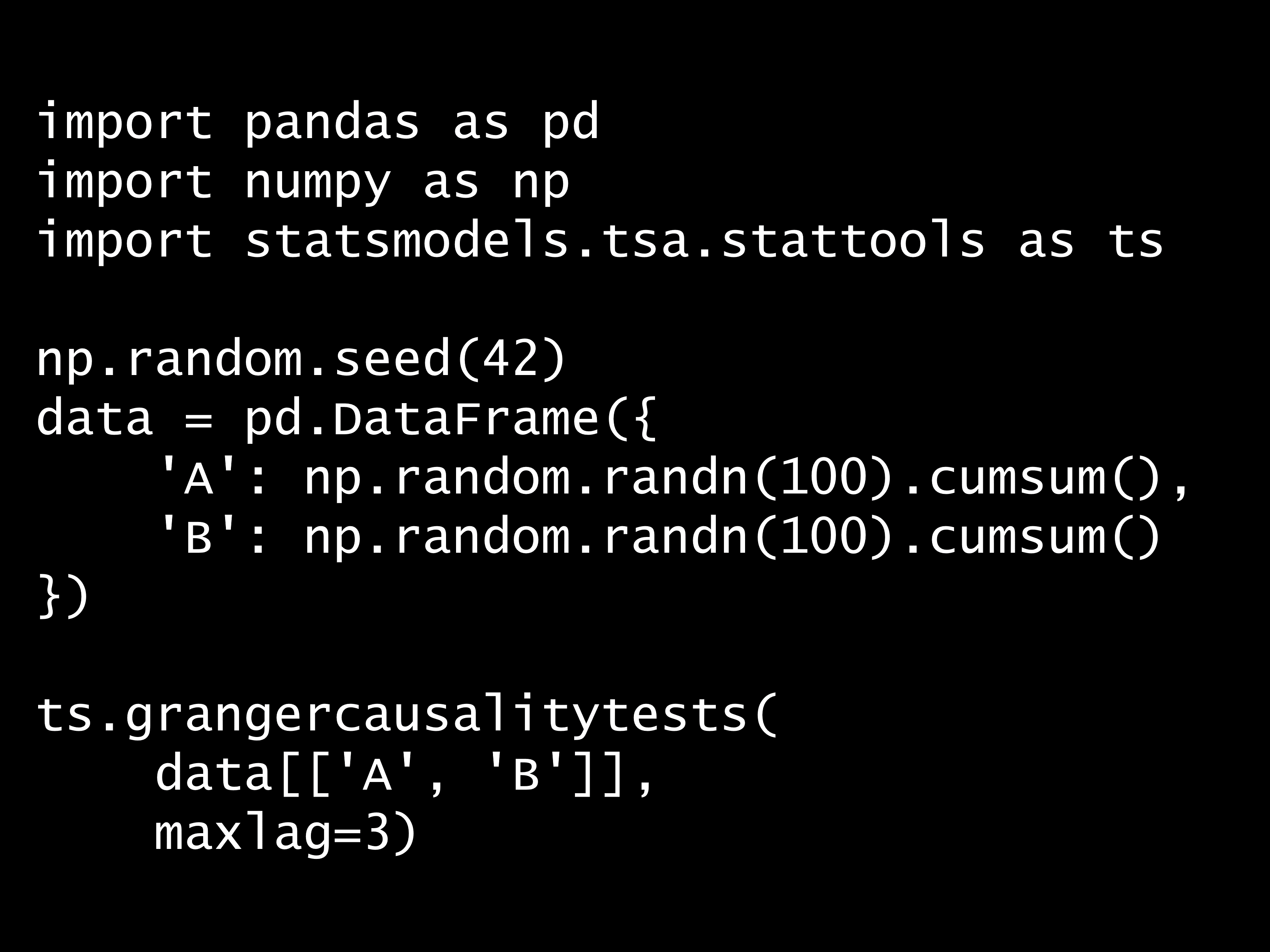 Python 時系列分析 1,000本ノック– ノック67: 時系列の検定 –